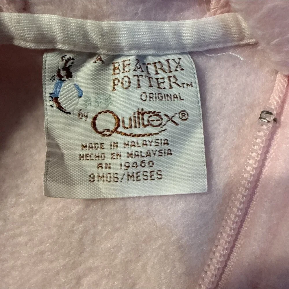 Beatrix Potter adorable fleece